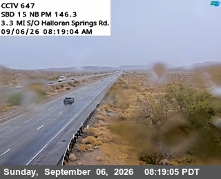 I-15 : (647) Halloran Wash live camera view