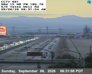 I-15 : (661) s/o Yates Well live camera view