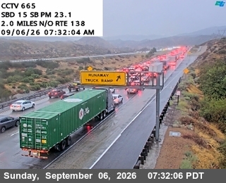I-15 : (665) Truck RunwayRp live camera view