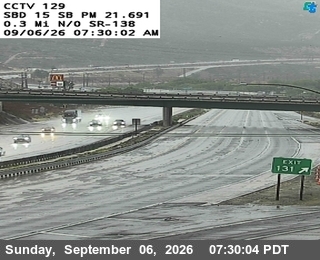 I-15 : (129) 0.3 MI N/O RTE 138 live camera view