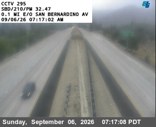 I-210 : (295) East of San Bernardino Avenue live camera view