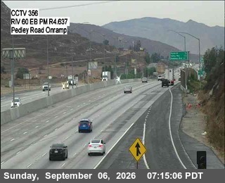 SR-60 : (356) Onramp Pedley Street live camera view