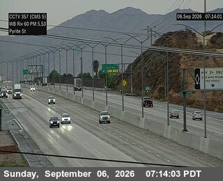 SR-60 : (357) West of Pyrite Street live camera view