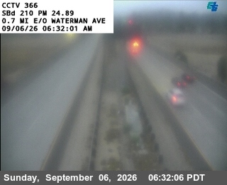I-210: (366) East of Waterman Avenue live camera view