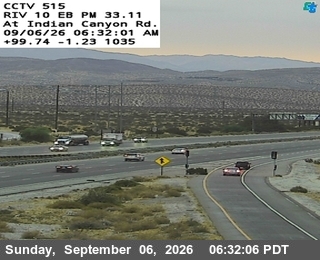 I-10 : (515) Indian Canyon live camera view