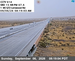 I-15 : (614) South of Lenwood Road live camera view