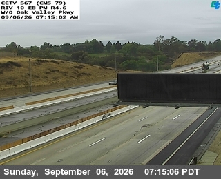 I-10 : (387) W/O Oak Valley Pkwy live camera view