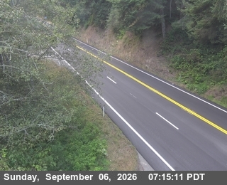 US-101 : North Of Cushing Creek - Looking North (C017) live camera view