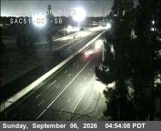 Hwy 51 at Exposition Blvd - live traffic camera