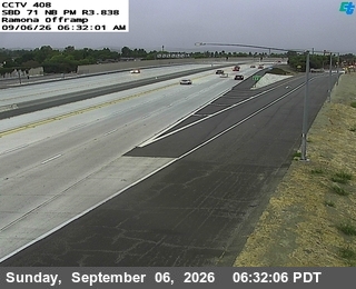 SR-71 : (408) Ramona Offramp live camera view