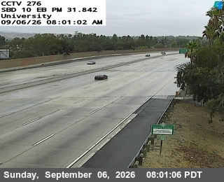 I-10: (276) University Dr. live camera view