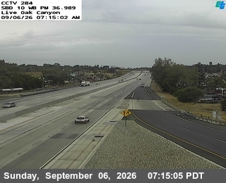 I-10: (284) Live Oak Canyon Rd WB live camera view