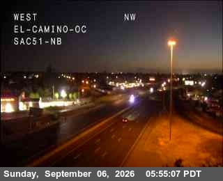 Hwy 51 at El Camino Ave live camera view