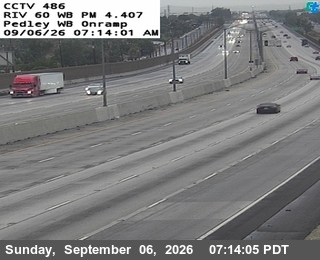 SR-60 : (486) Pedley WB Onramp live camera view