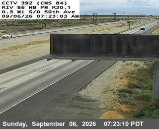 SR-86 : (392) 0.3 mi s/o 50th Street live camera view