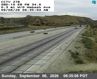I-10: (278) W/O Wabash Ave live camera view