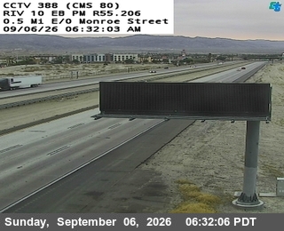 I-10 : (388) 0.5 Mi E/O Monroe St live camera view
