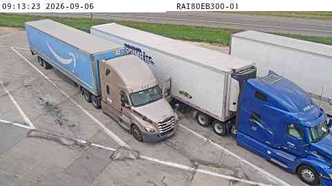 Rest Area: I-80 EB MM 300 near Davenport live camera view