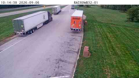 Parking Only: I-80 WB MM 32 near Shelby live camera view