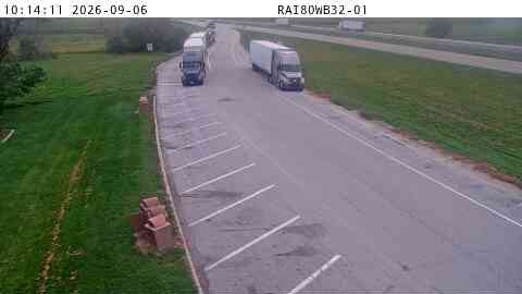 Parking Only: I-80 WB MM 32 near Shelby live camera view
