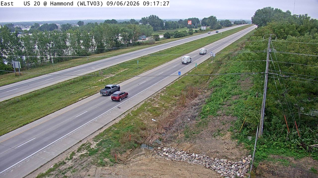 US 20 @ MM 211.2 (Hammond Ave) live camera view