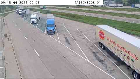 Rest Area: I-80 WB MM 208 near Victor live camera view