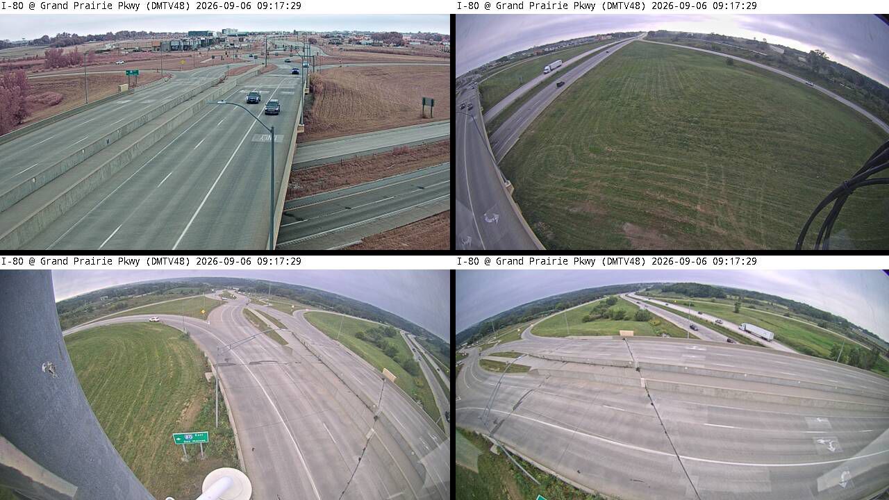 I-80 @ MM 118.4 (Grand Prairie Pkwy)-Q live camera view