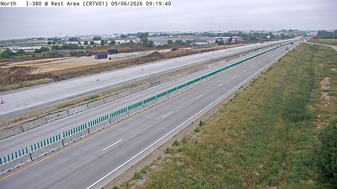 I-380 @ MM 12.3 (NB Rest Area) live camera view