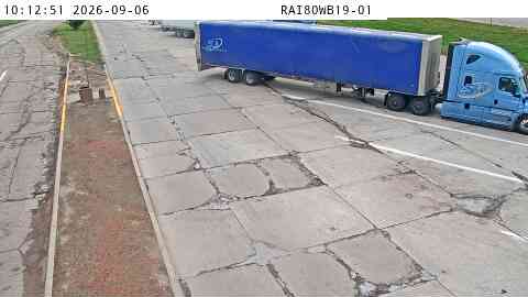 Rest Area: I-80 WB MM 19 near Underwood live camera view