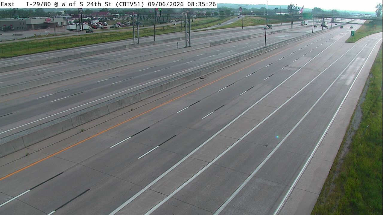 I-29/80 @ MM 1.4 (W of S 24th St - S) live camera view