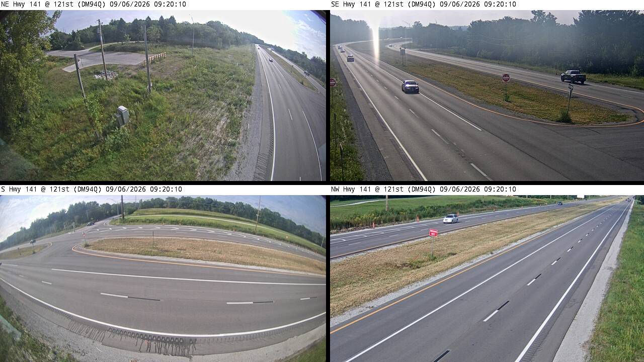 IA 141 @ MM 148.4 (NW 121st St - ICWS)-Q live camera view