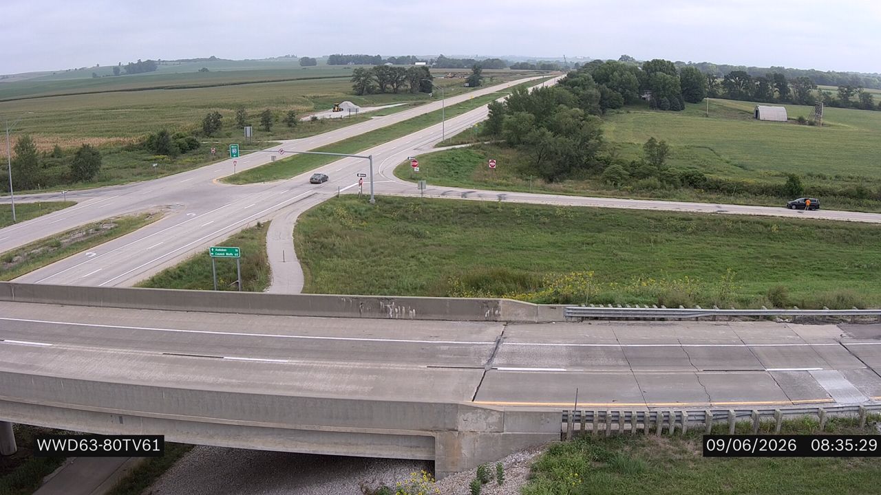 I-80 @ MM 60.4 (US 71) live camera view