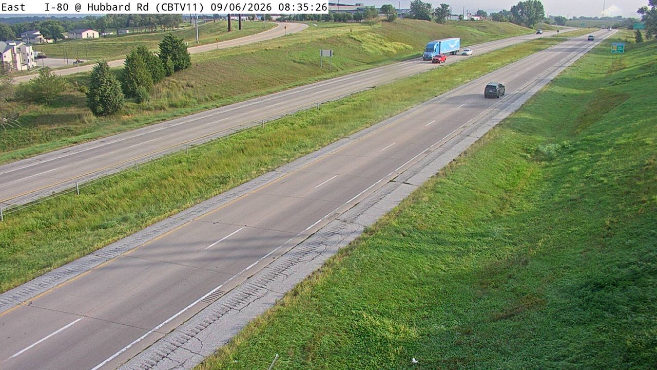 I-80 @ MM 7.3 (Hubbard Rd) live camera view