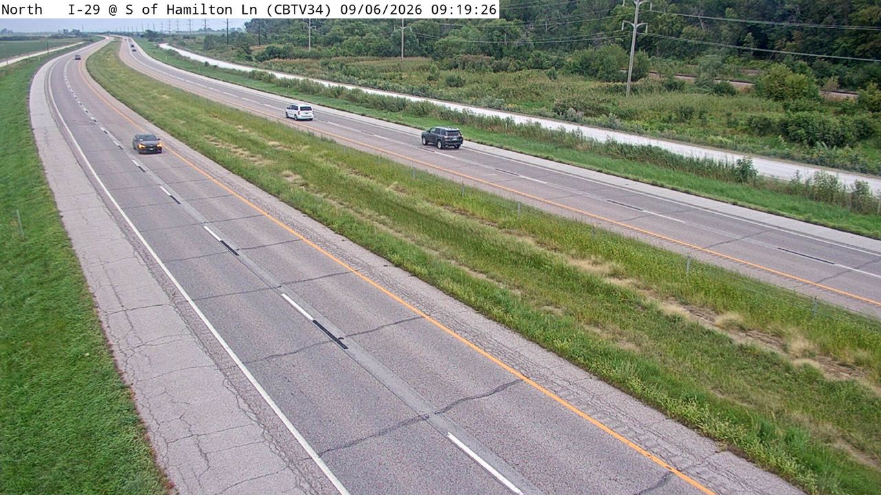 I-29 @ MM 59.7 (S of Hamilton Ln) live camera view