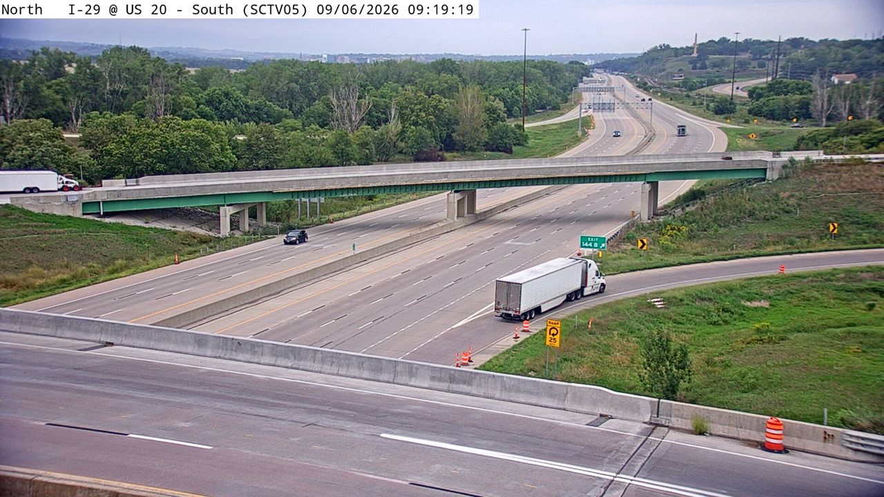 I-29 @ MM 144.5 (US 20/75) live camera view