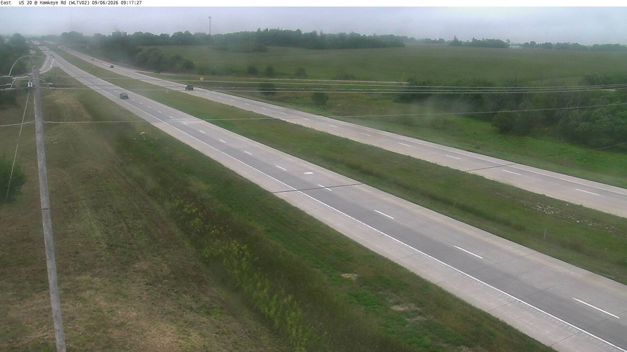 US 20 @ MM 210.7 (Hawkeye Rd) live camera view