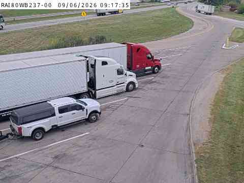 Rest Area: I-80 WB MM 237 near Tiffin live camera view
