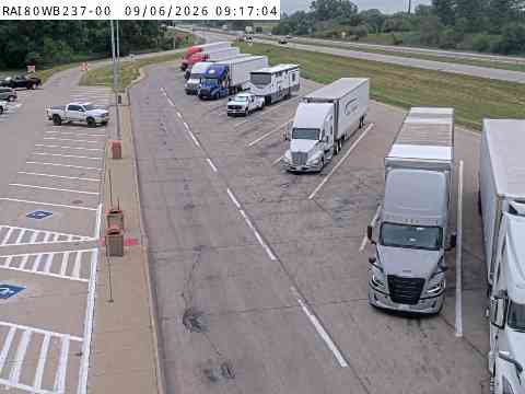 Rest Area: I-80 WB MM 237 near Tiffin live camera view