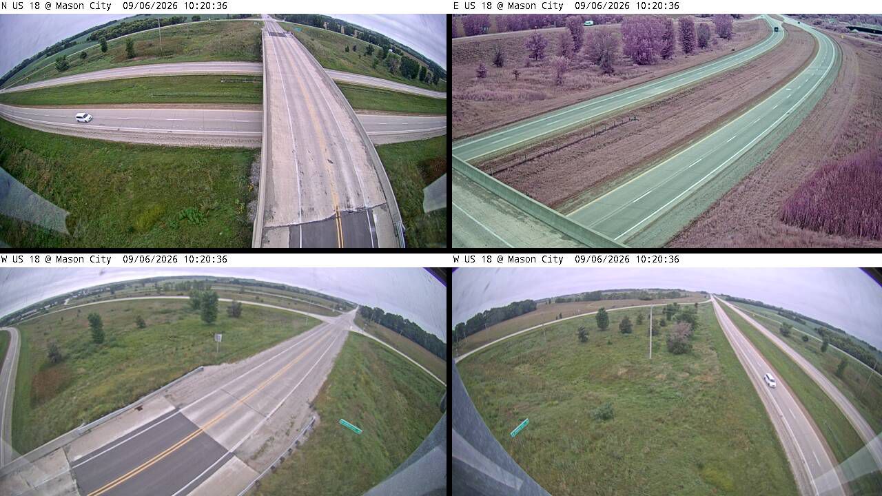 US 18 @ MM 190.1 (Thrush Ave)-Q live camera view