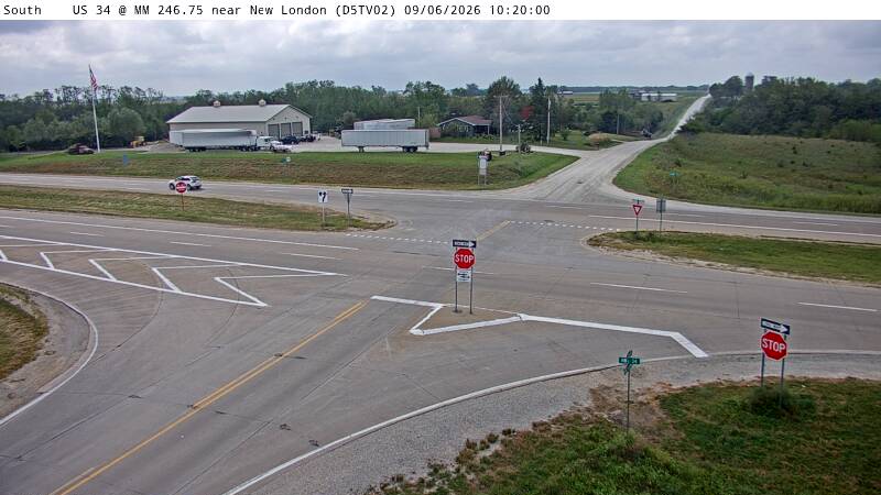 US 34 @ MM 246.75 near New London ICWS (02) live camera view