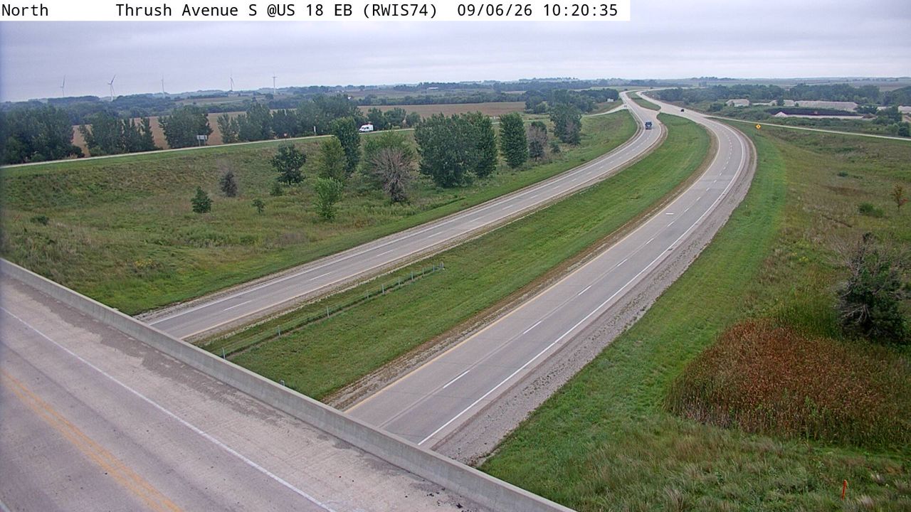 US 18 @ MM 190.1 (Thrush Ave) live camera view