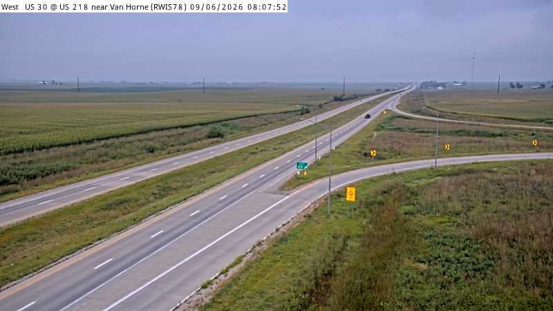 US 218 S MM 135 @ Van Horne live camera view