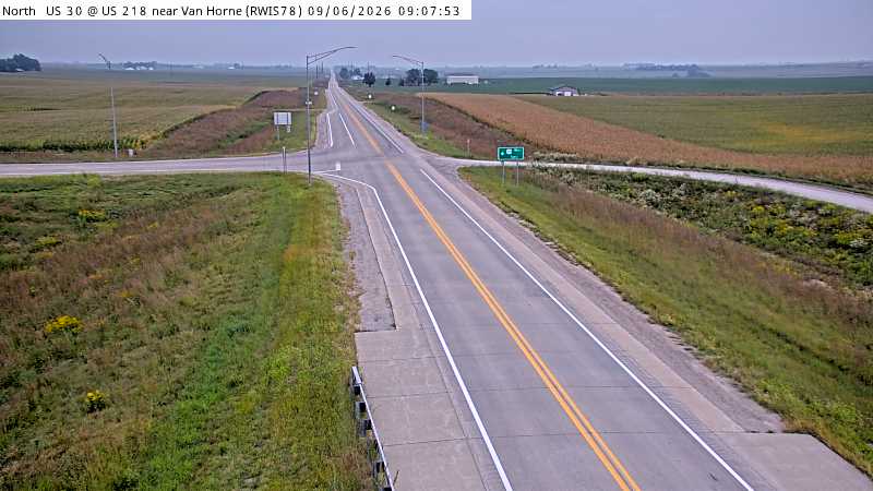 US 218 S MM 135 @ Van Horne live camera view