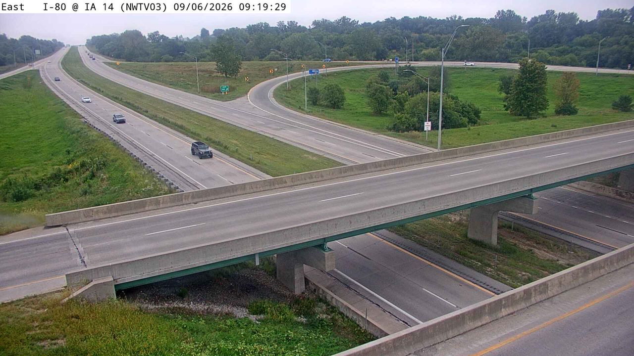 I-80 @ MM 164 (IA 14) live camera view