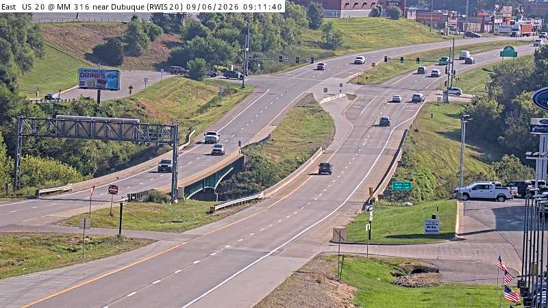 US 20 MM 316 @ Dubuque live camera view