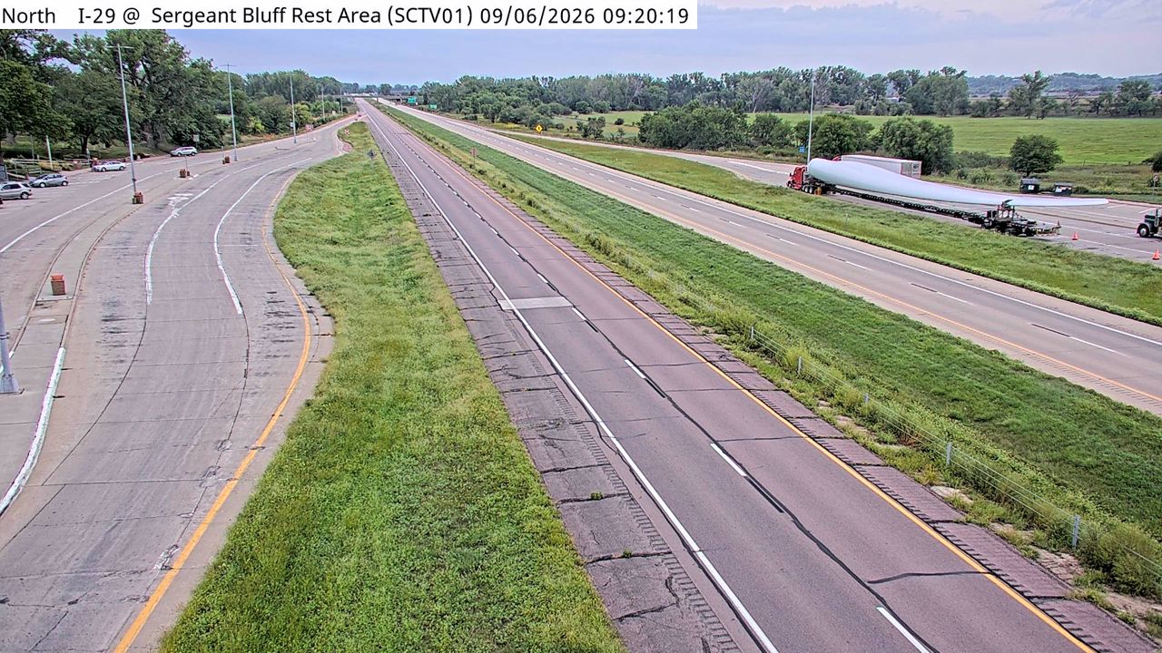 I-29 @ MM 139.3 (Sergeant Bluff Rest Area) live camera view
