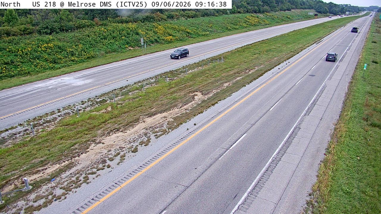 US 218 @ MM 94.7 (Melrose DMS) live camera view