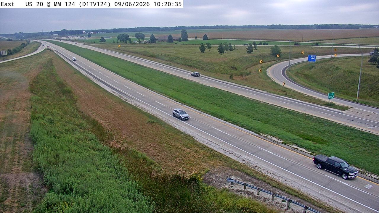 US 20 @ MM 124.6 (Bus US 20) live camera view