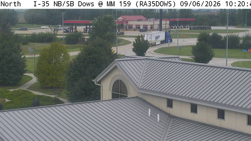 Rest Area: I-35 NB/SB MM 159 near Dows live camera view