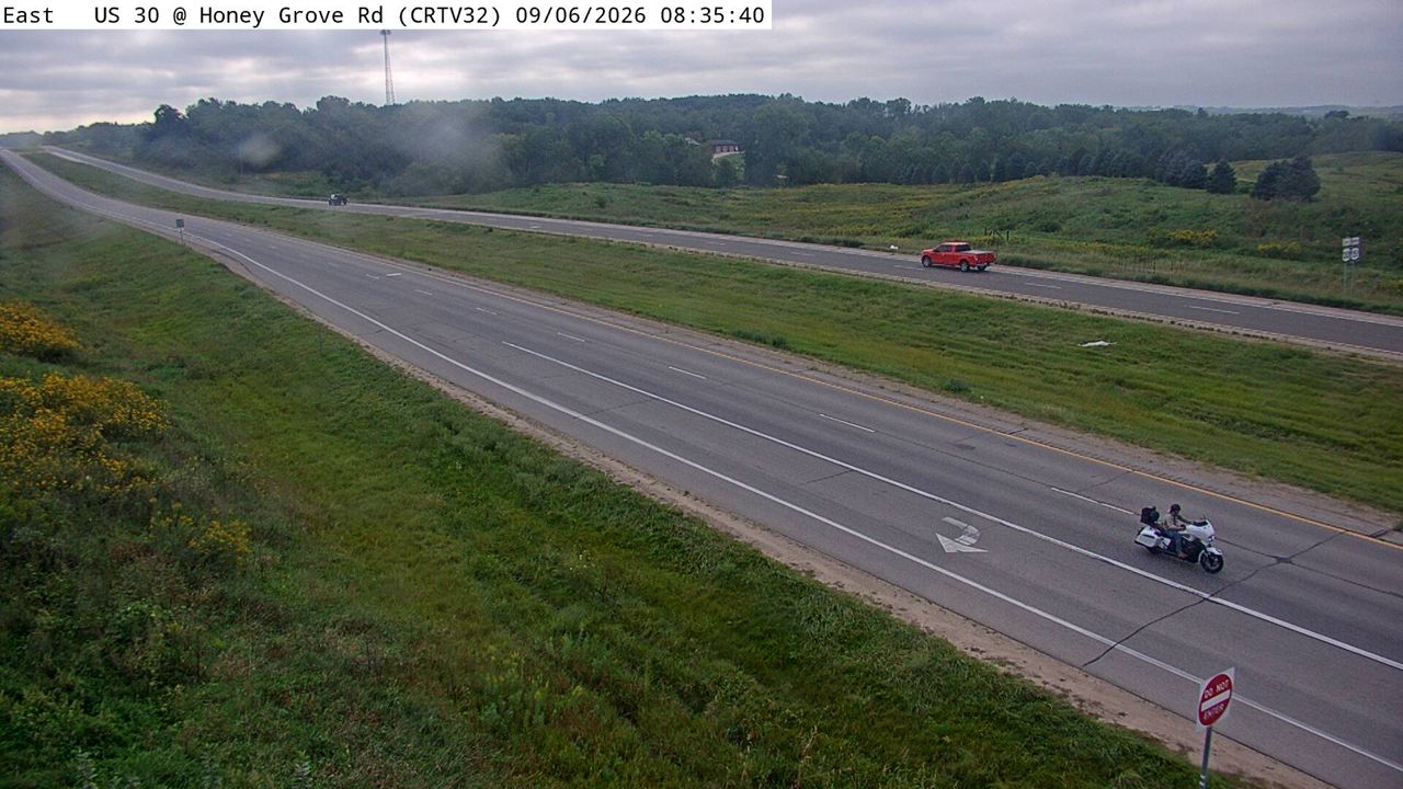 US 30 @ MM 253.4 (Honey Grove Rd) live camera view